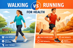 Walking vs Running for Health