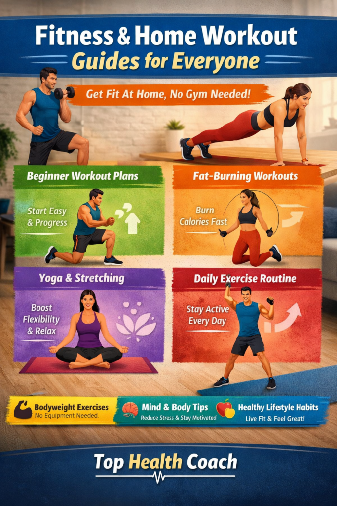 Fitness & Home Workout Guides for Everyone