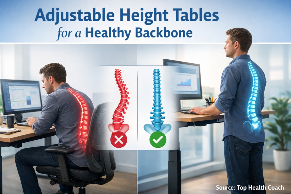 Sit-to-Stand Desks How Adjustable Height Tables Support Backbone Health