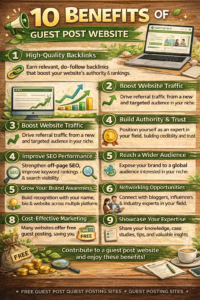 Benefits of Guest Posting Sites
