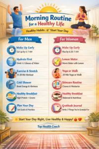 Healthy morning routines