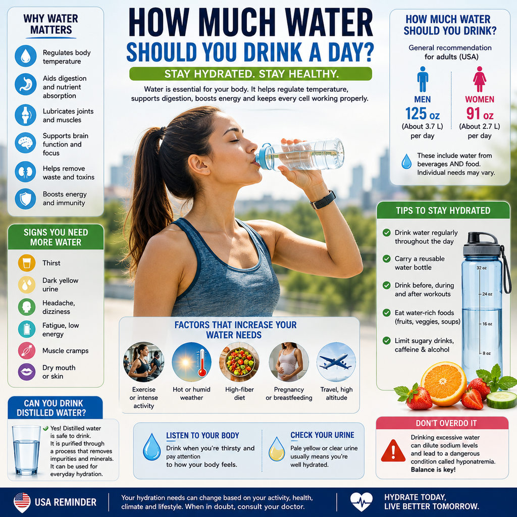 how much water should you drink a day